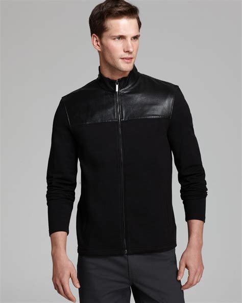 michael kors men's jacket black|michael kors men's suit jacket.